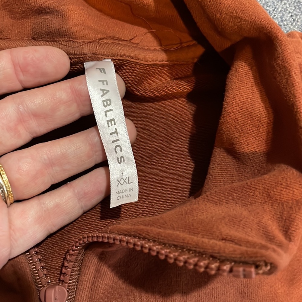 Fabletics Half Zip Cropped Pullover - image 7